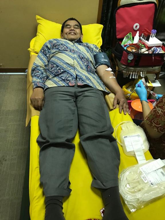 Peserta donor darah Si Jampang