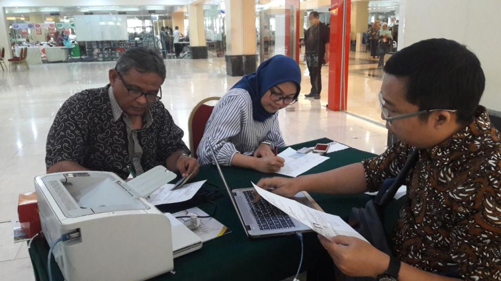 Suasana sosialisasi e-Filing di Menara Bidakara