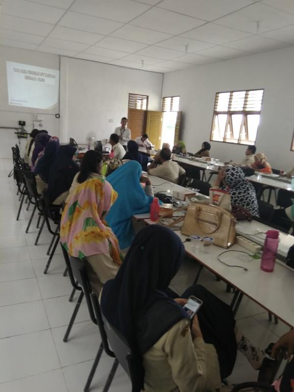 Penjelasan materi e-filing oleh nara sumber