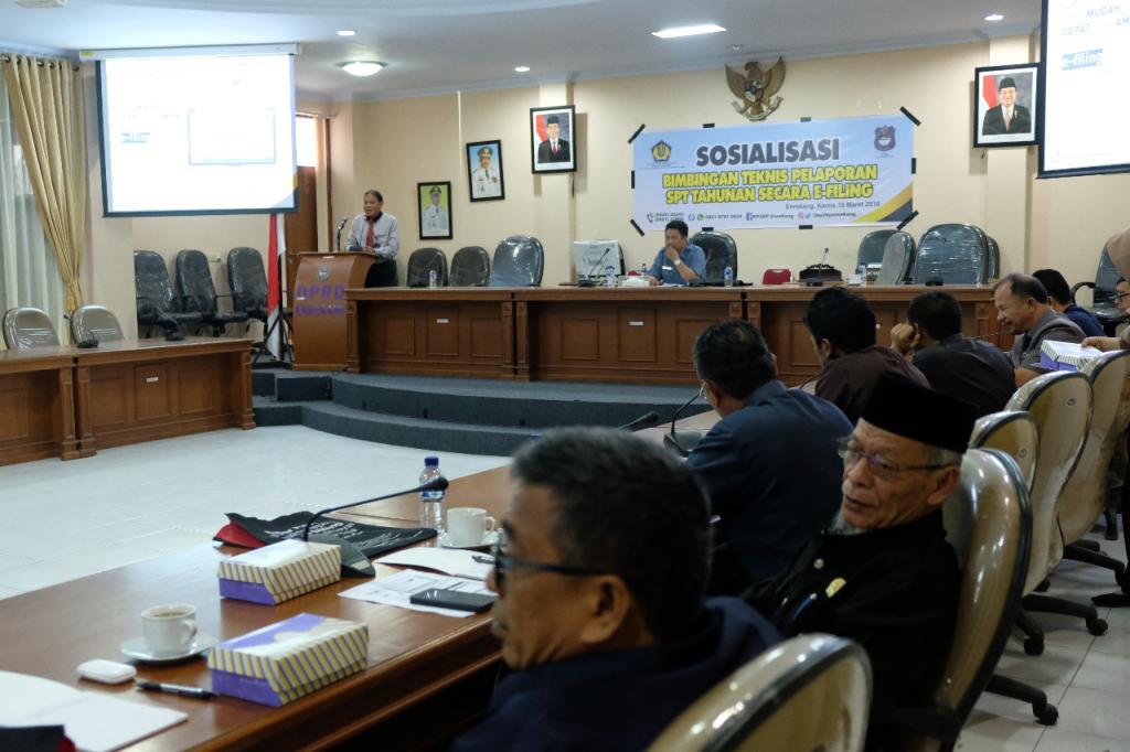 Sambutan kepala KP2KP Enrekang