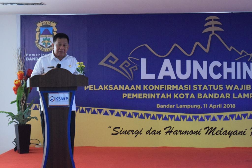 Plt. Walikota Bandar Lampung M Yusuf Kohar menyambut baik Launching KSWP