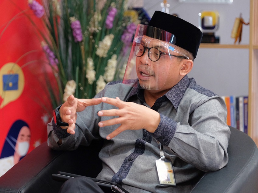 Dirjen Pajak Suryo Utomo menyampaikan tanggapannya dalam sesi diskusi