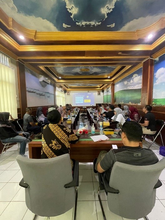 KP2KP Martapura meggelar sosialisasi di Aula Inspektorat Kabupaten Banjar