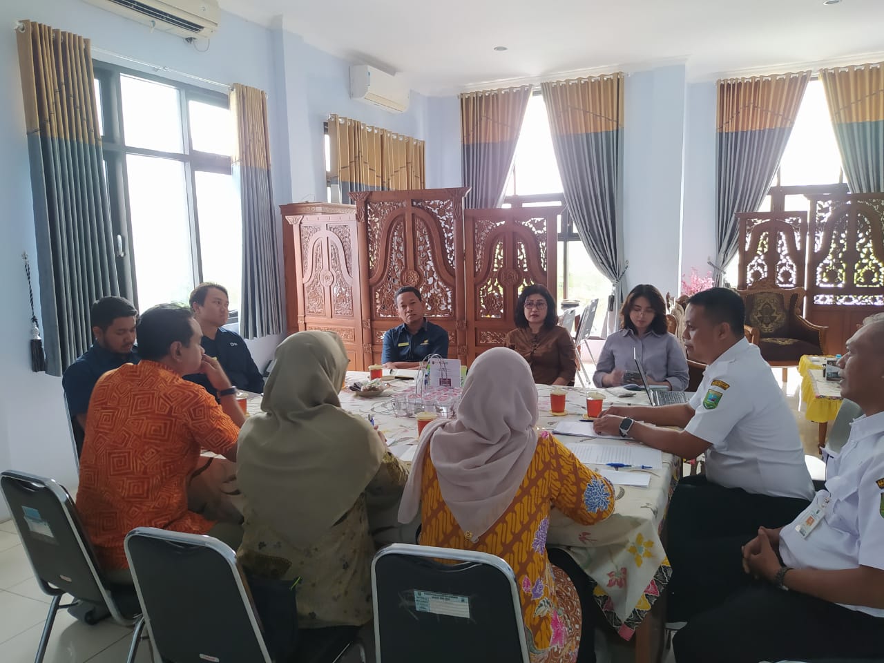 Pajak Kebumen Kunjungi Disperindagkop UKM