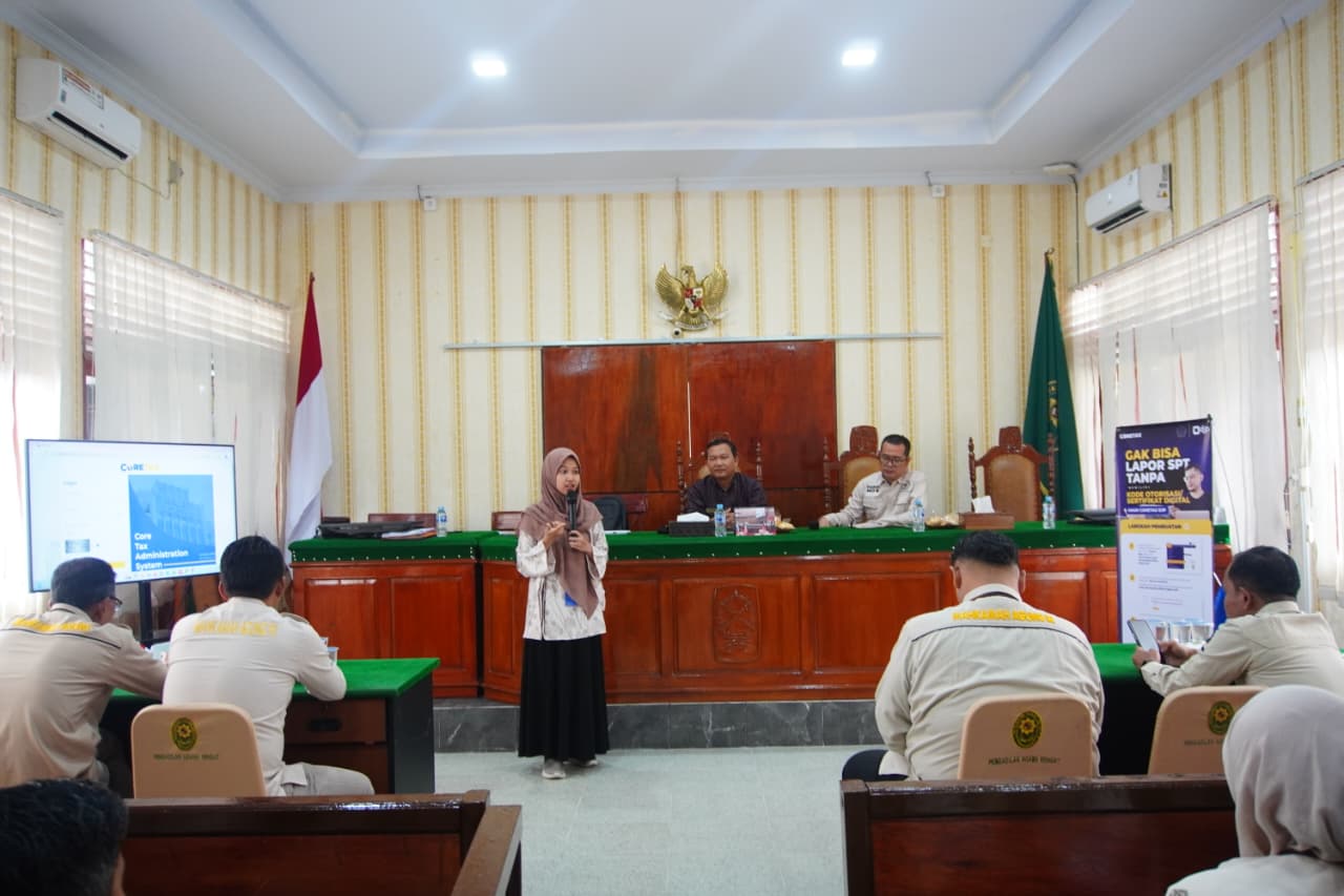 Edukasi Coretax DJP di Pengadilan Agama Rengat