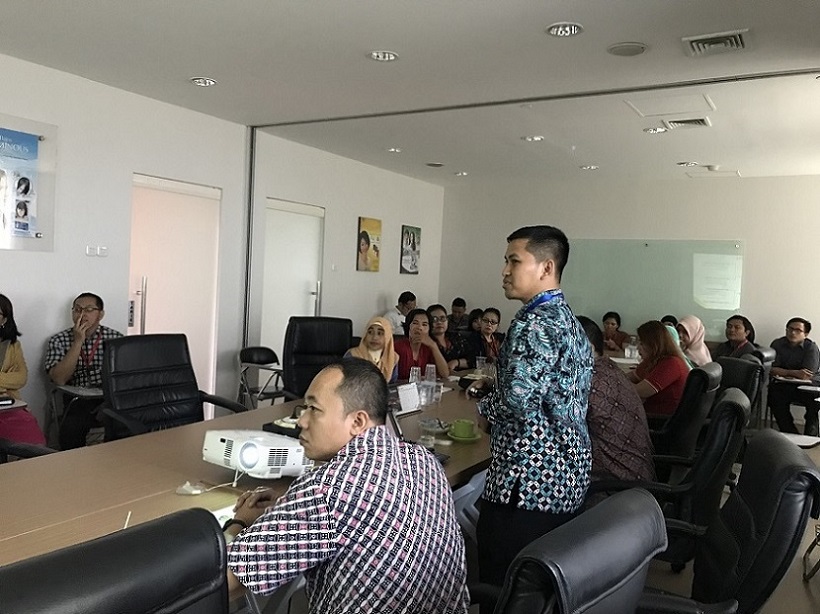 Peserta sedang menyimak penjelasan dari narasumber mengenai e-filing