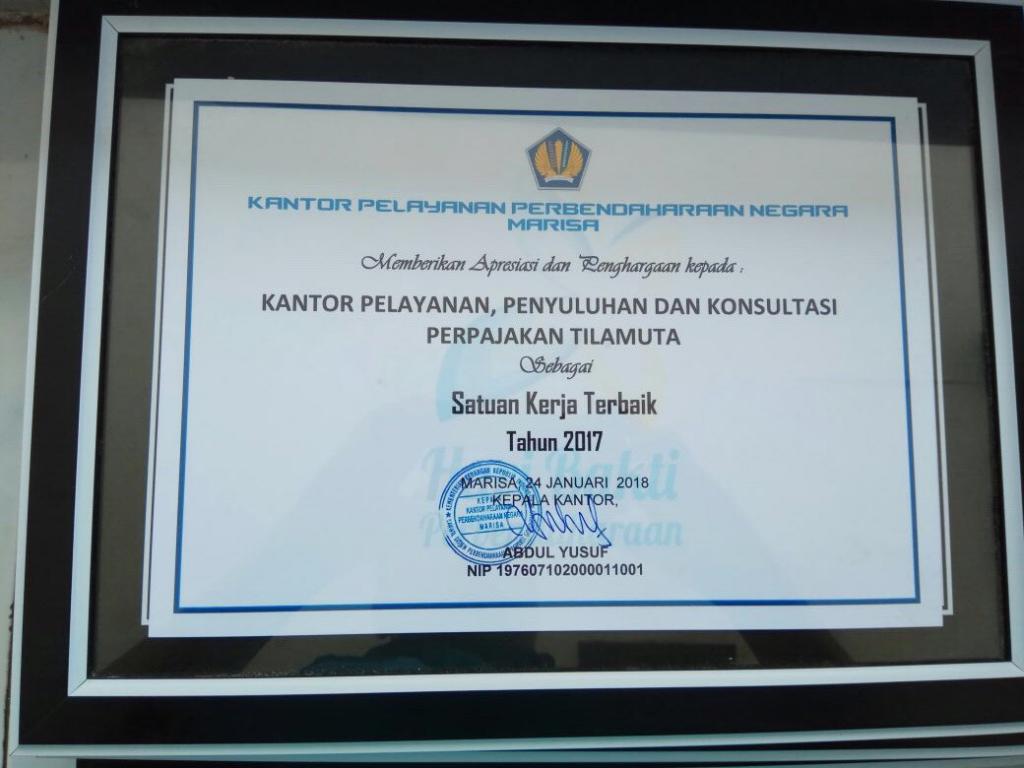 Penghargaan Satuan Kerja Terbaik