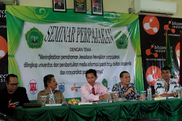 Sambutan oleh Muhamad Riza Fahlevi Kepala Bidang KBP Kanwil DJP Banten