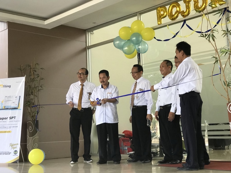 suasana Peresmian Pojok Pajak