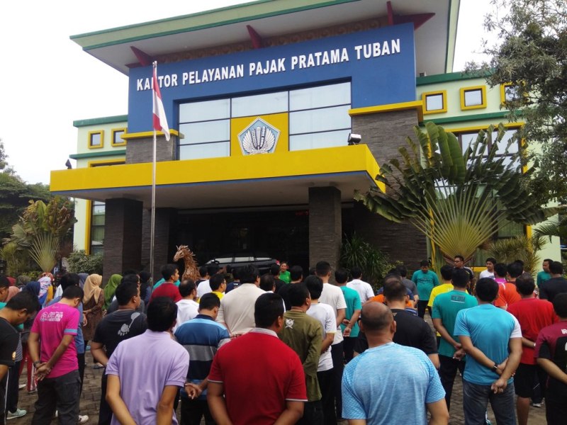 Sambutan dari Eko Radnadi Susetio, Kepala KPP Pratama Tuban.