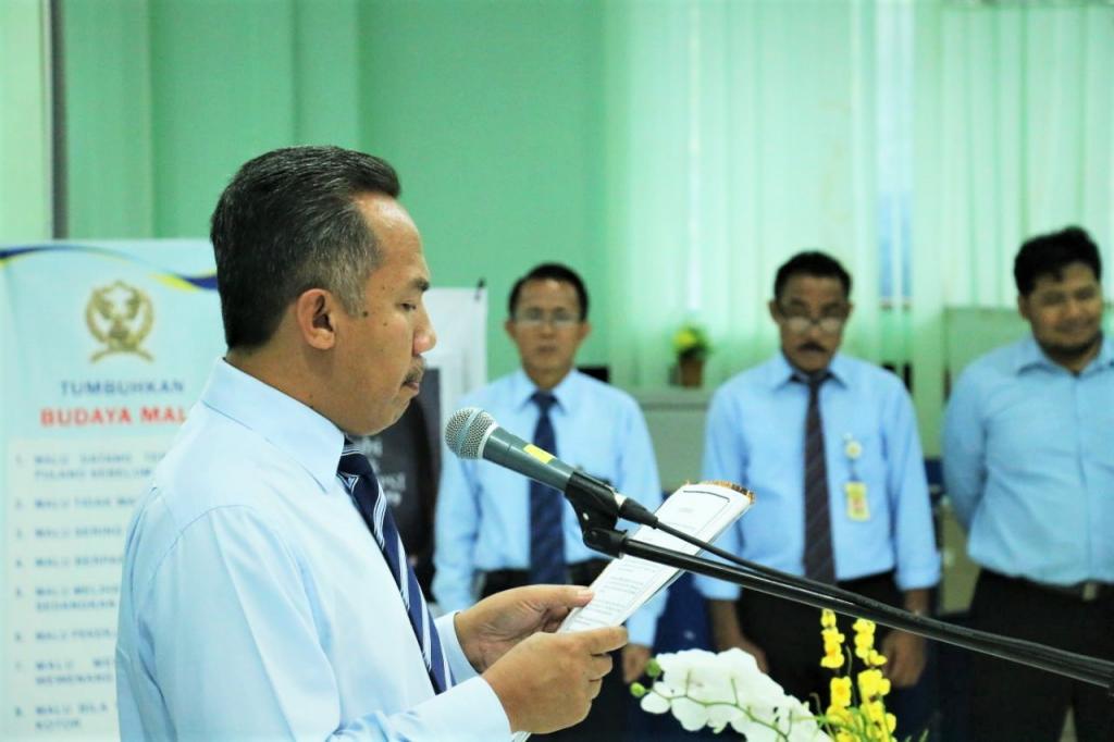 Acara dipimpin langsung oleh Kepala Kanwil DJP Papua dan Maluku