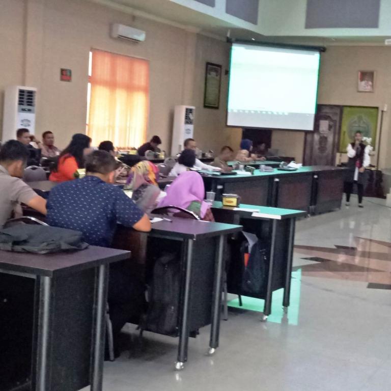 Materi disampaikan oleh Account Representative KPP Pratama Tebing Tinggi
