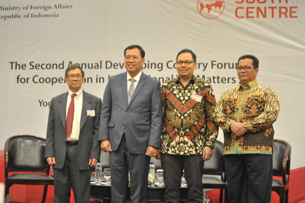 Setelah acara dibuka oleh Gubernur D.I. Yogyakarta, Direktur Eksekutif South Centre, dan Wakil Menteri Luar Negeri, Direktur Jenderal Pajak, Robert Pakpahan memberikan keynote speech-nya.