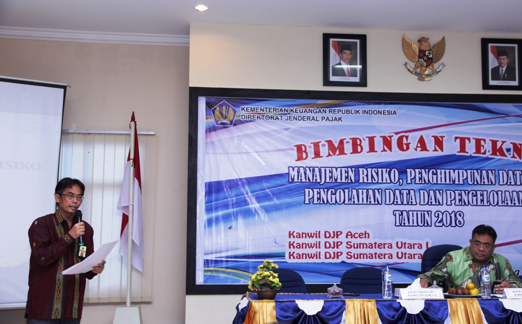 Paparan pembuka oleh Kepala Bidang DP3 Kanwil DJP Sumut II Setiadi mengawali kegiatan, dengan menekankan bahwa bimtek ini semata-mata dilakukan untuk meningkatkan koordinasi dan sinergi dalam pengolahan data