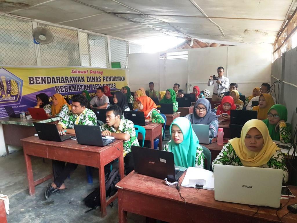 Tata Cara Pengisian SPT Tahunan Orang Pribadi melalui e-Filing oleh para operator UPT Kecamatan Aek Natas