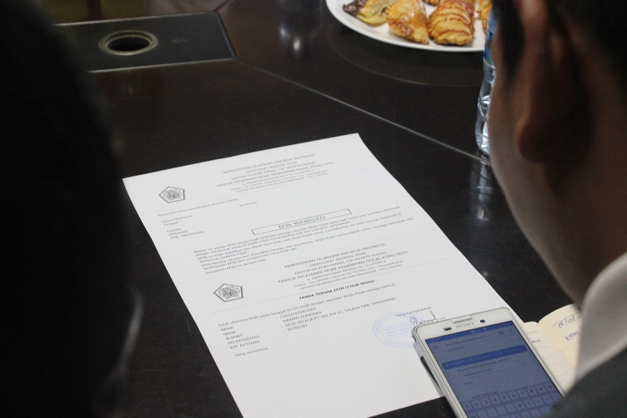 Pembuatan Akun e-filing oleh Wajib Pajak