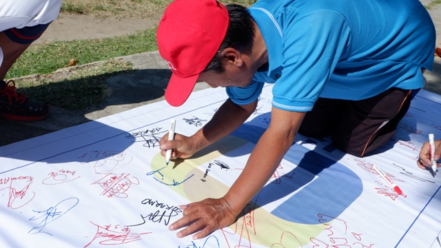 Penandatanganan Pakta Integritas Dipenghujung Acara