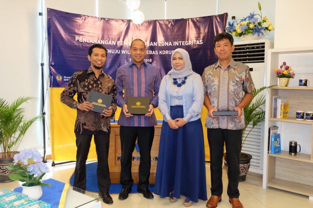 Deklarasi Pencanangan ZI disaksikan oleh WP