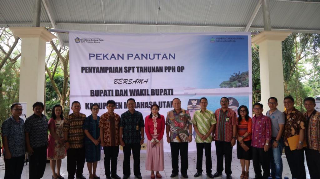 Foto Besama Bupati Minahasa Utara dan KPP Pratama Bitung
