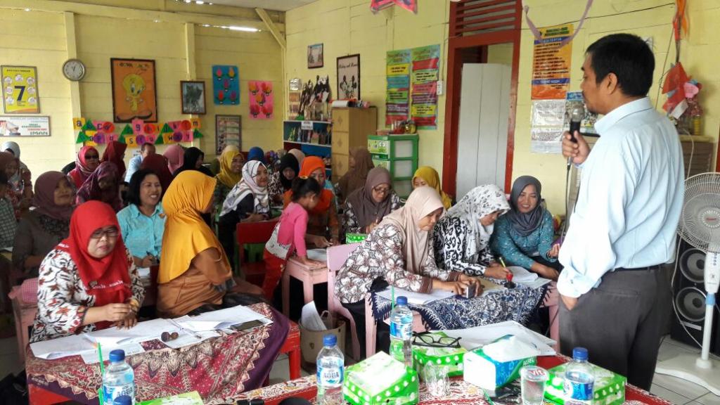 Pendampingan pengisian SPT Tahunan Badan dan OP pengurus TK se-kecamatan Kedewan, Bojonegoro