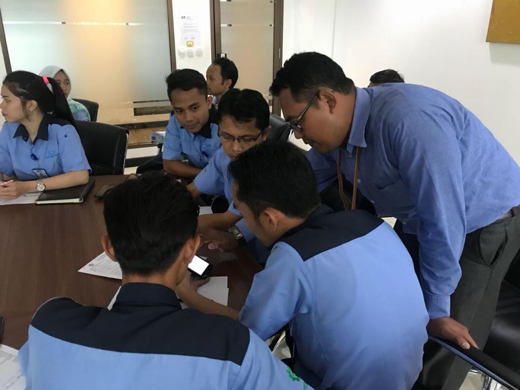 Antusiasme karyawan Indosafety Sentosa Industry