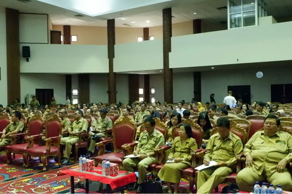 Suasana pelaksanaan acara pelaporan SPT Tahunan.