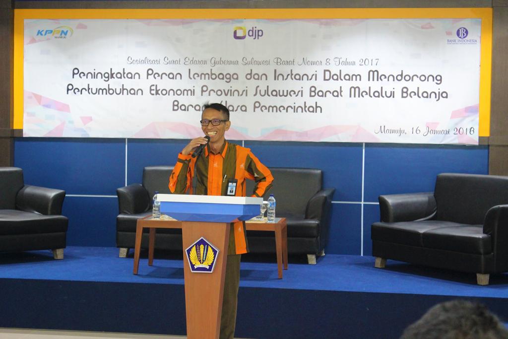 Kepala Kanwil Ditjen Perbendaharaan memberikan Sambutan Pembuka.