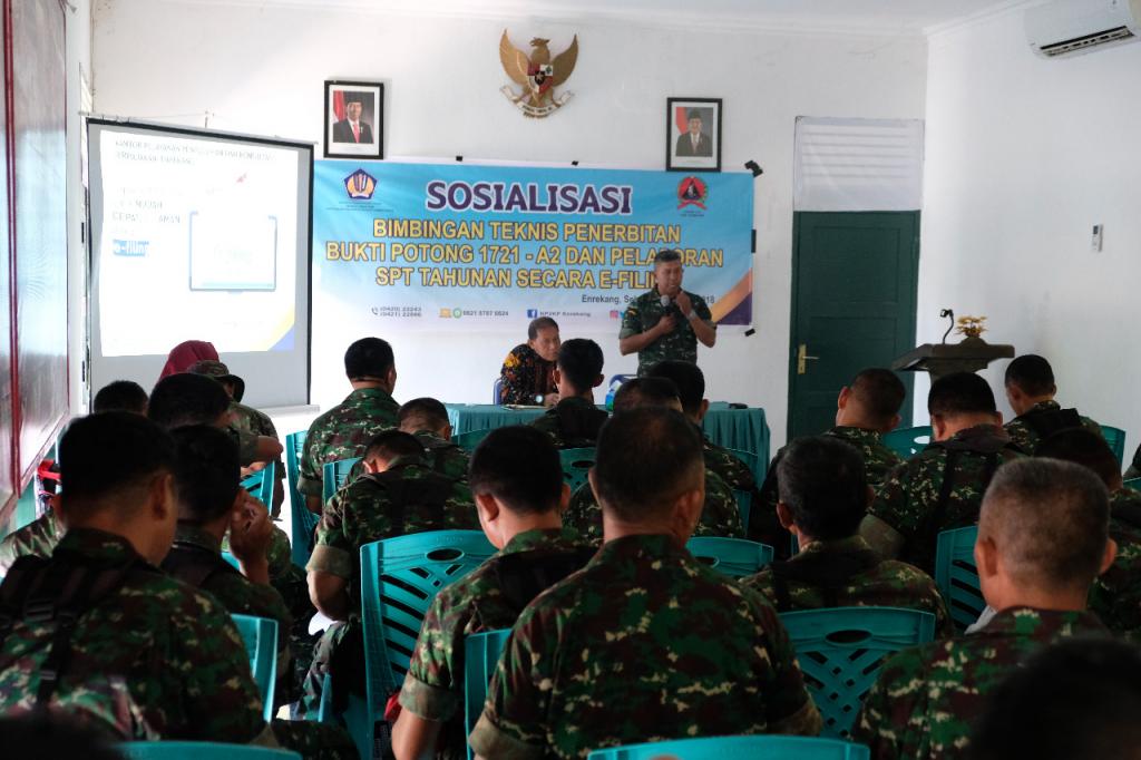 Acara dibuka oleh Kepala Staf KODIM 1419 Enrekang