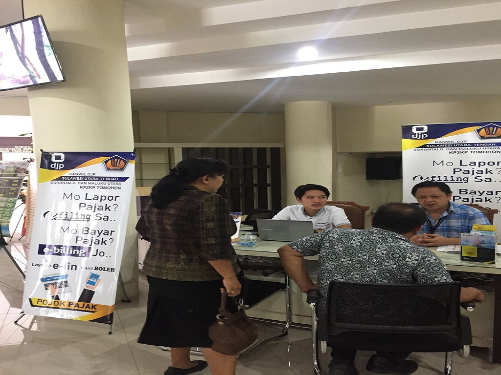Layanan konsultasi di Gerai Pajak