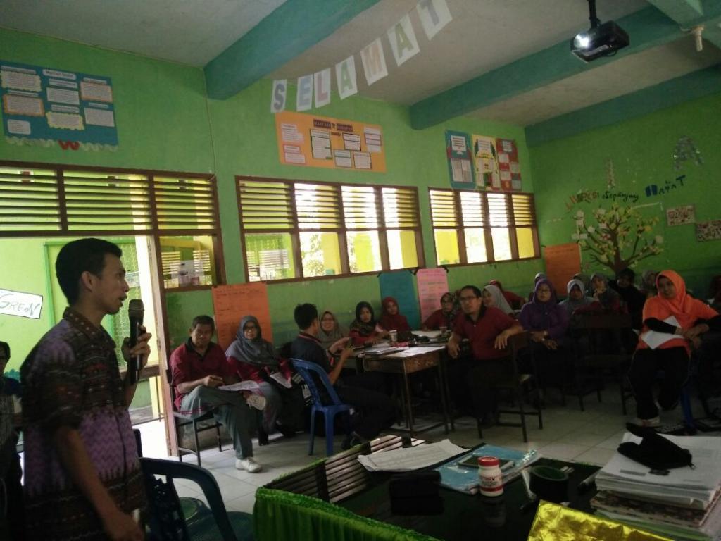 Suasana Bimtek e-FIling di SMPN 1 Enrekang