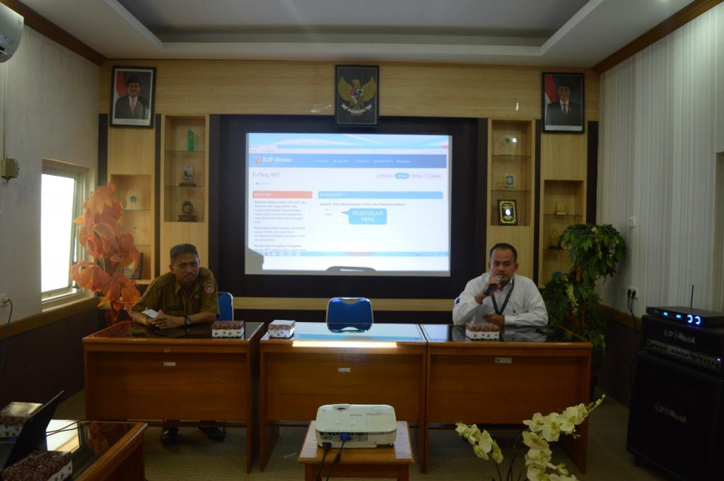 Sambutan oleh Ahmad Syahroni Plt. KP2KP Limboto