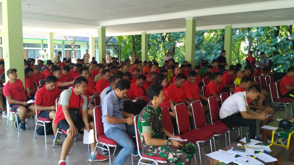 Kegiatan ngisi bareng e-filing diikuti 75 anggota TNI dari berbagai kesatuan