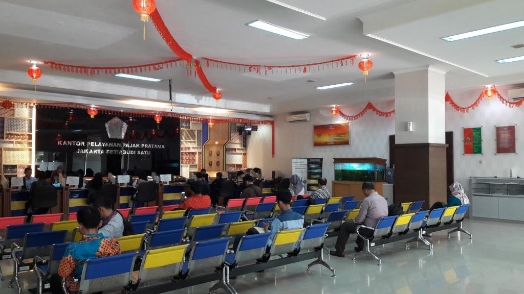 Suasana TPT KPP Pratama Jakarta Setiabudi Satu