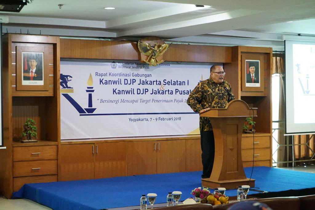 Paparan dari Kakanwil DJP Jakarta Pusat Wahju Karya Tumakaka