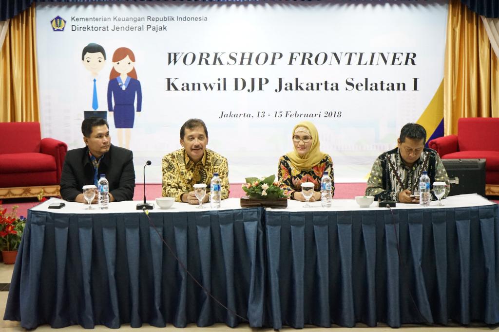 Pembukaan oleh Kepala Kanwil DJP Jakarta Selatan I Sakli Anggoro