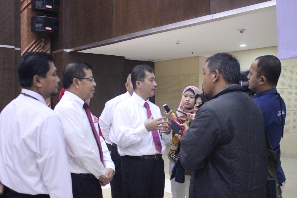 Sesi wawancara Kepala Kanwil DJP Jakarta Selatan I dengan rekan media