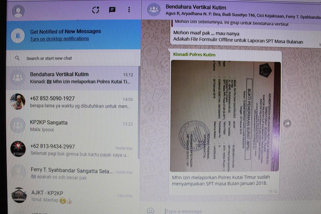 Salah satu konsultasi dari group