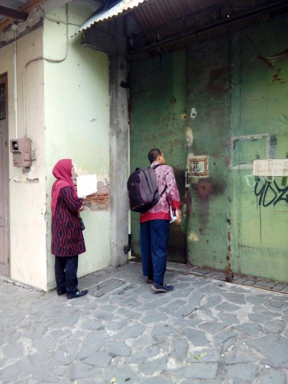 Kepala Seksi Ekstensifikasi dan Penyuluhan ikut mendampingi pelaksanaan kegiatan penyisiran