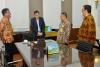 Ramah Tamah Menteri ESDM Bersama Kakanwil DJP Jakarta Selatan II, Kepala KPP Pratama Jakarta Kebayoran Baru 2 dan Kabid P2Humas